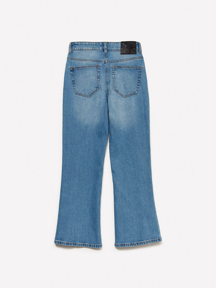 Light bootcut jeans - women's bootcut & flared jeans - Light Blue | Sisley image number 3